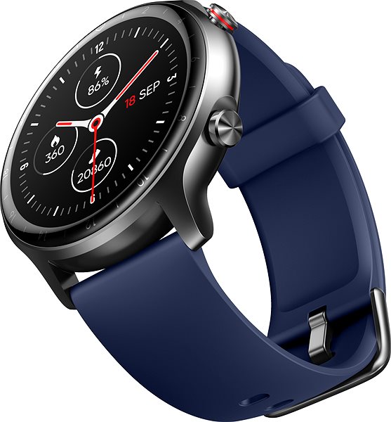 Smart Watch WowME ID217G Sport Silver/Blue Lateral view