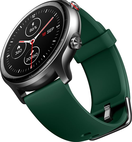 Smart Watch WowME ID217G Sport Black/Green Lateral view