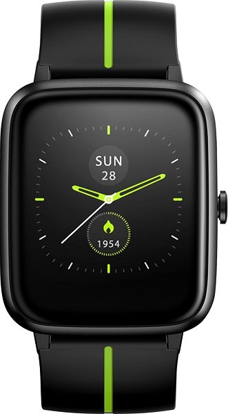 Smartwatch WowME Sport GPS schwarz / grün Screen
