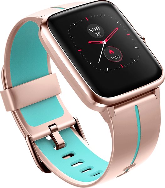 Smart Watch WowME Sport GPS Pink Lateral view