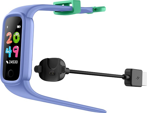 Fitnesstracker WowME Kids Fun Light Purple Mermale/Technologie