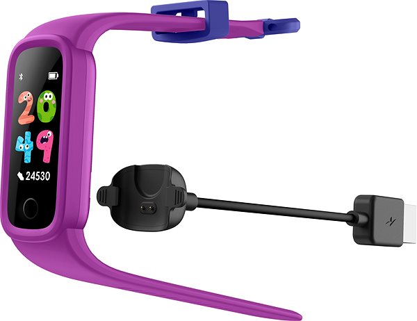 Okoskarkötő WowME Kids Fun Purple Jellemzők/technológia