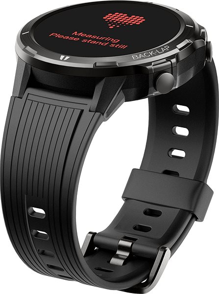 Smart Watch WowME Roundsport Black Lateral view