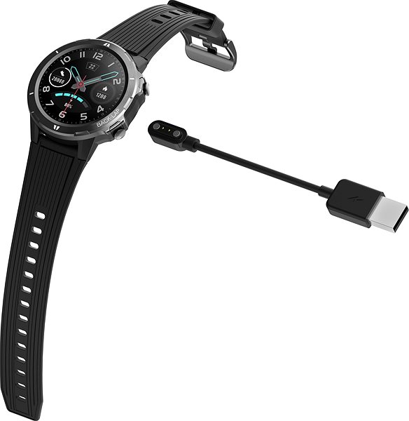 Smartwatch WowME Roundsport - schwarz Mermale/Technologie