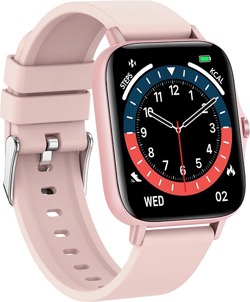 Smartwatch WowME Watch TSc pink Seitlicher Anblick