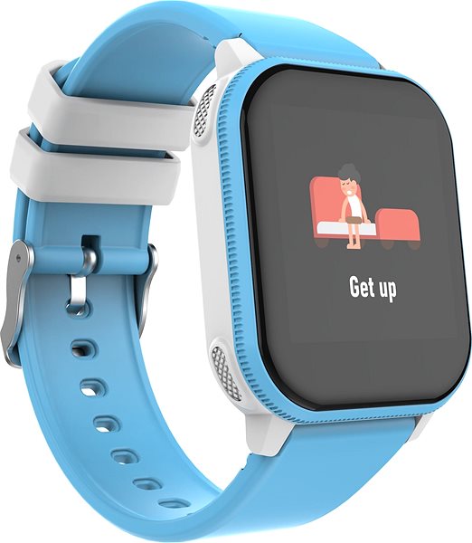 Smart Watch WowME Kids Play Blue/White Lateral view