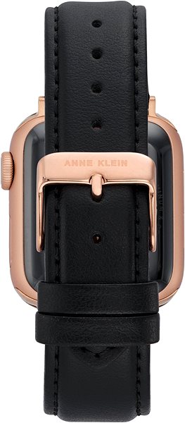 Remienok na hodinky Anne Klein Remienok pre Apple Watch 38 mm / 40 mm / 41 mm kožený, čierny ...