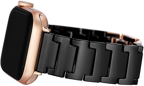 Remienok na hodinky Anne Klein Remienok na Apple Watch 38 mm/40 mm/41 mm zliatinový, čierny ...