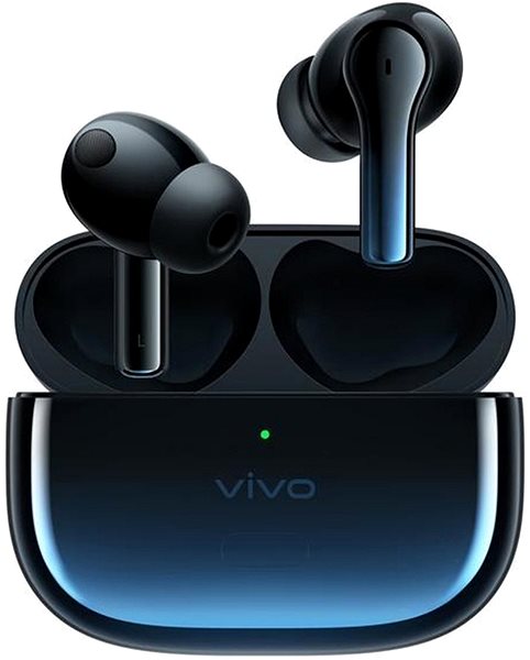 Kabellose Kopfhörer Vivo TWS 2e Starry Blue Seitlicher Anblick