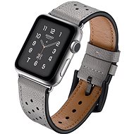 Eternico 38mm / 40mm / 41mm Leather Band pro Apple Watch šedý - Řemínek