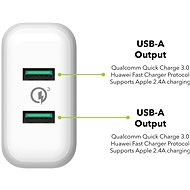 AlzaPower Q200 Quick Charge 3.0 bílá - Nabíječka do sítě