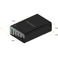 AlzaPower M5CQ Multi Charge QC3.0 černá - Nabíječka do sítě