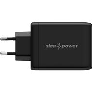 AlzaPower G300 GaN Fast Charge 100W černá - Nabíječka do sítě