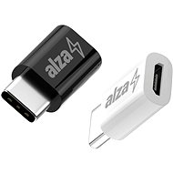 AlzaPower Mini Series Micro USB - USB-C černá - Redukce