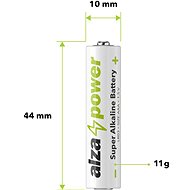 AlzaPower Super Alkaline LR03 (AAA) 10ks v eko-boxu - Jednorázová baterie