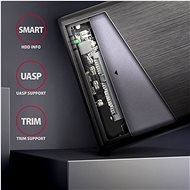 AXAGON EE25-A6C, screwless RAW alu box 2.5&quot; HDD/SSD, SuperSpeed USB-C 5 Gbps - Externí box