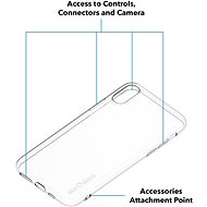 AlzaGuard Crystal Clear TPU Case pro iPhone X / Xs - Kryt na mobil