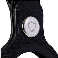 AlzaGuard Leather Keychain pro Airtag černá - AirTag klíčenka