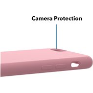 AlzaGuard Premium Liquid Silicone Case pro iPhone 7 / 8 / SE 2020 / SE 2022 růžové - Kryt na mobil