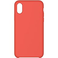 AlzaGuard Premium Liquid Silicone Case pro iPhone X / Xs červené - Kryt na mobil