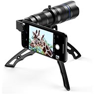Apexel zoom objektiv pro smartphone 20-40x + tripod - Objektiv pro mobilní telefon