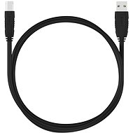 AlzaPower LinkCore USB A-B 2m Černý - Datový kabel