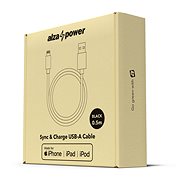AlzaPower Core Lightning MFi (C89) 0.5m černý - Datový kabel