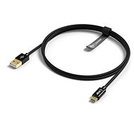 AlzaPower AluCore Micro USB 2m černý - Datový kabel