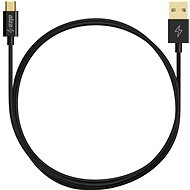 AlzaPower Core Micro USB 1m černý - Datový kabel