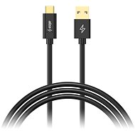 AlzaPower Core Charge 2.0 USB-C 0.5m černý - Datový kabel