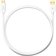AlzaPower Core Charge 2.0 USB-C 1m bílý - Datový kabel