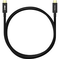 AlzaPower AluCore USB-C / USB-C 3.2 Gen 2, 5A, 100W, 0.5m černý - Datový kabel