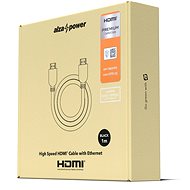 AlzaPower Premium HDMI 2.0 High Speed 4K 1m - Video kabel