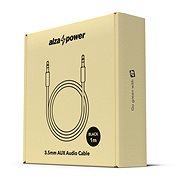 AlzaPower Core Audio 3.5mm Jack (M) to 3.5mm Jack (M) 1m černý - Audio kabel