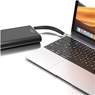 AlzaPower FlexCore USB-C to USB-C 3.2 Gen 2, 5A, 100W černý - Datový kabel