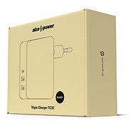 AlzaPower T3C Triple Charger 5.4A černá - Nabíječka do sítě