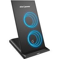 AlzaPower WF220 Wireless Fast Charger černá - Bezdrátová nabíječka
