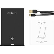 AlzaPower WF220 Wireless Fast Charger černá - Bezdrátová nabíječka