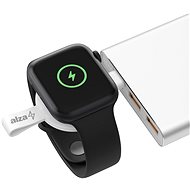 AlzaPower Wireless MFi Watch charger 120 USB-C bílá - Bezdrátová nabíječka