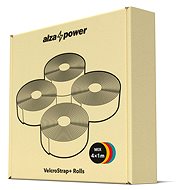 AlzaPower VelcroStrap+ Roll 4x1m mix - Organizér kabelů