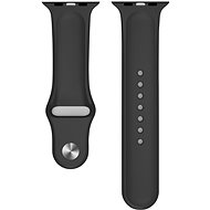 Eternico Essential pro Apple Watch 42mm / 44mm / 45mm / Ultra 49mm solid black velikost M-L - Řemínek