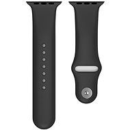 Eternico Essential pro Apple Watch 38mm / 40mm / 41mm solid black velikost S-M - Řemínek