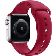 Eternico Essential pro Apple Watch 42mm / 44mm / 45mm strawberry red velikost S-M - Řemínek