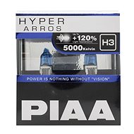 PIAA Hyper Arros 5000K H3 + 120%. jasně bílé světlo o teplotě 5000K, 2ks - Autožárovka