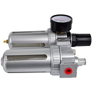 GEKO Regulátor tlaku s filtrem a manometrem a přim. oleje, max. prac. tlak 10bar - Měřič tlaku