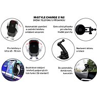 M-Style Charge 2 držák telefonu s přísavkou N2 - Držák na mobilní telefon