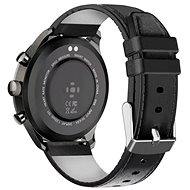 ARMODD Silentwatch 4 Lite černá s černým koženým řemínkem + silikonový řemínek - Chytré hodinky