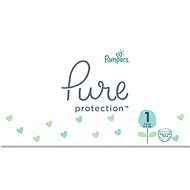 PAMPERS Pure Protection vel. 1 (102 ks) - Jednorázové pleny