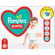 PAMPERS Pants  vel. 7 (74 ks) – Mega Pack - Plenkové kalhotky
