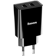 Baseus Speed Mini QC Dual USB Quick Charger 10,5W Black - Nabíječka do sítě